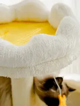洗える雲型キャットタワー【多機能・猫用おもちゃ・可愛いデザイン・猫爪とぎ付き】