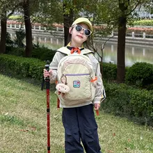 子供用アウトドアリュック【カジュアルデザイン・男女兼用・開学シーズンに最適】（セットアップ対応）