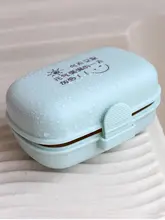 かわいい防水ソープボックス【持ち運びに便利・蓋付き・大サイズ】