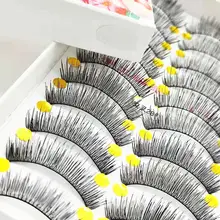 自然でボリューム感のある柔らかい棉線の交差タイプのフェイクまつげ【舞台メイク・新婦メイク対応】（セットアップ対応）