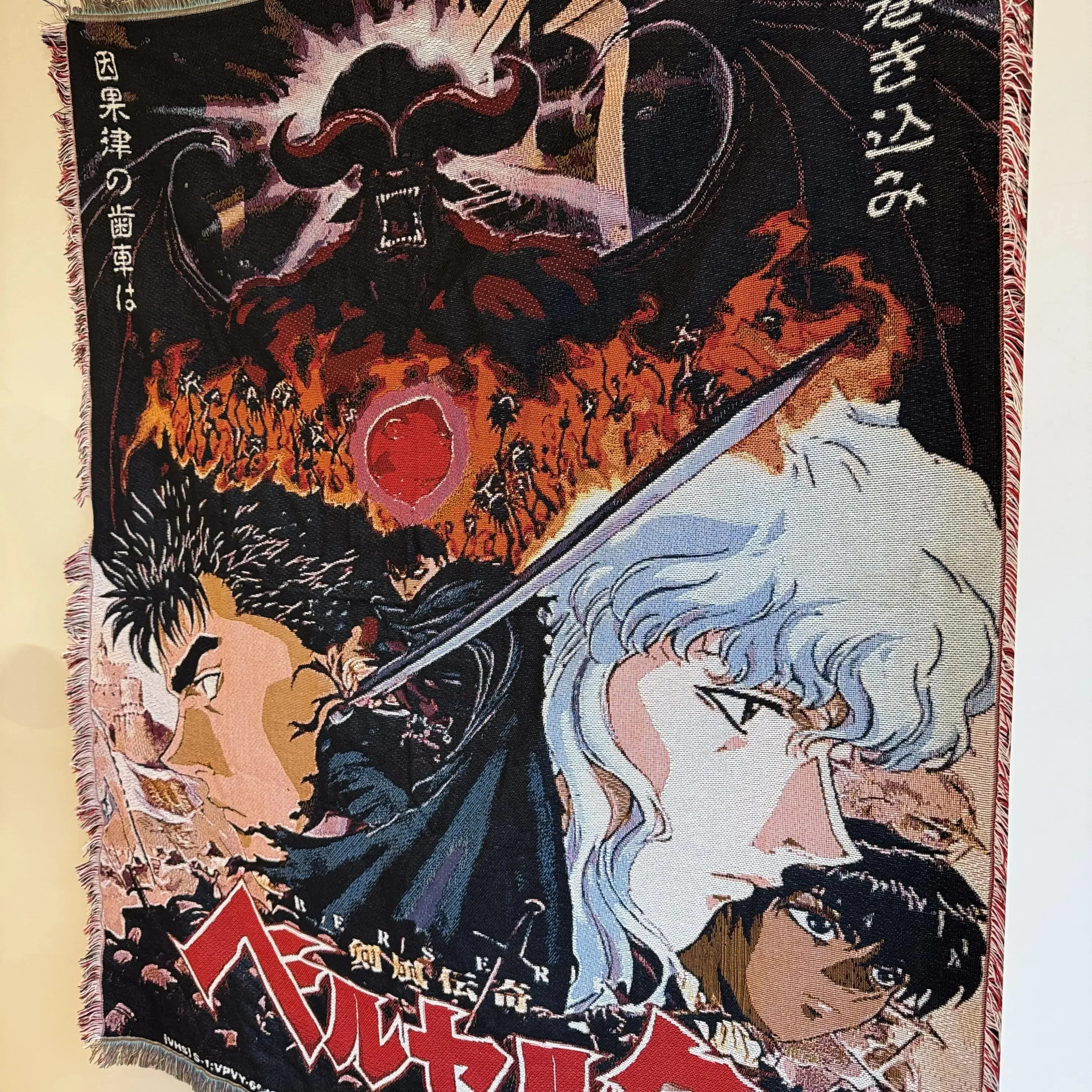 ベルセルク 蚀刻デザイン毛布：アニメコミックにインスパイアされたキャラクターアイテムの実用性とデザイン解析
