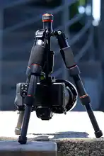 富图宝 M4C PRO カーボンファイバー製ミニデスク三脚【コンパクト・旅行用・デュアルパン＆ティルト雲台・マクロ撮影対応】
