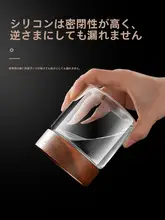 ガラス製密閉容器【蓋付き・茶葉・干物・穀物用・収納ボトル】