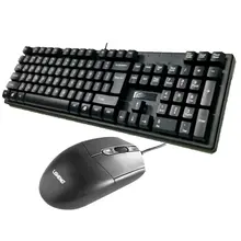 Licol KB1008 有線キーボード&マウスセット【デスクトップ・ノートパソコン用・USBコネクタ・スタイリッシュ】