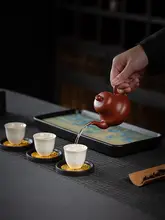 茶マット 丸型 ユーザー 茶道 耐熱素材 レトロ デザイン