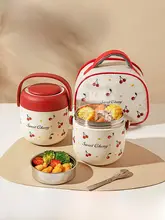 食品級ステンレス製保温弁当箱【テイクアウト・学生向け・持ち運び便利】