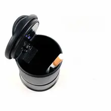 防火・阻燃機能付き多機能車載灰皿【ブラック・独立ボックス入り】