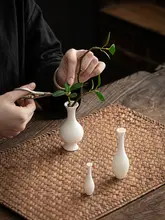 ミニ陶器花瓶【クリエイティブデザイン・シンプル・インテリア用・テーブル装飾】