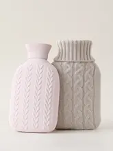 シリコン製湯たんぽ【水注入タイプ・女性用・お腹に敷ける・暖かい】