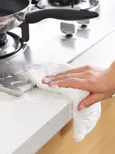 吸水性に優れた厚手の台所用クリーニングクロス【油移らず・毛羽立ちなし】