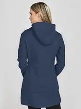 レディース アウトドア用 防風防水 薄手コットンソフトシェルジャケット【エコ素材・フィットデザイン・カジュアル用】