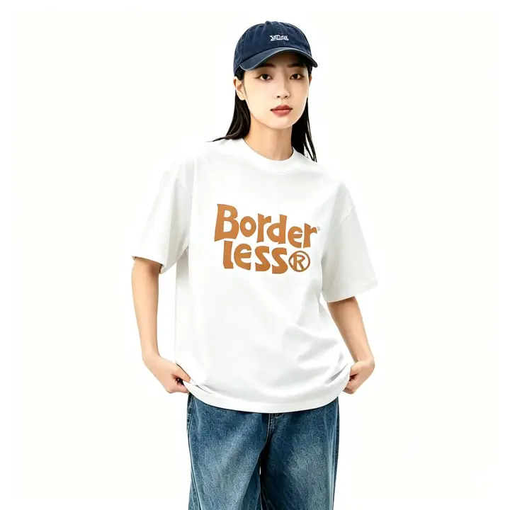 綿素材のプリントTシャツ【男女兼用・短袖・夏用・ユニセックス】（セットアップ対応）