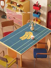 可愛いバナナ柄の防水テーブルクロス【洗濯不要・カット可能・長方形】