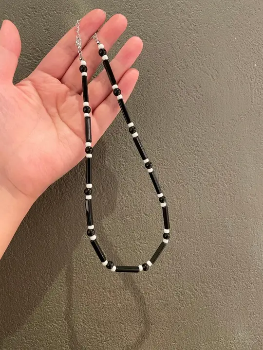 韓国輸入ビーズ手作りカラー ネックレース