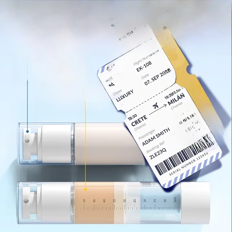 ポータブル真空分装ボトル：旅行や飛行機での化粧品使用に最適な30mL・50mLサイズのスプレーボトル