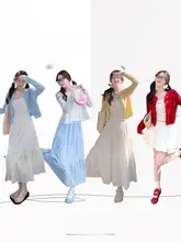 春先にぴったりな薄手のカーディガン【防寒・ニット・キャミソール対応】