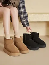 防水厚底ショートブーツ【加绒・保温・冬用】