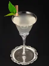 シルバー＆ゴールドメタルコースターセット【ヴィンテージスタイル・デザインパターン・カクテル用】