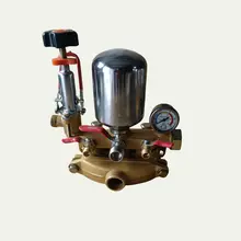 農業用高圧三気筒プランジャーポンプ部品【噴霧機用・圧力計付き・シリンダー構成】