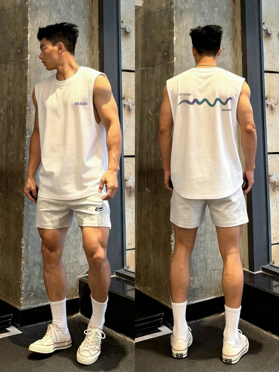 無地tシャツを選ぶべきタイミングは？夏の日常に最適な「タンクトップ」の選び方