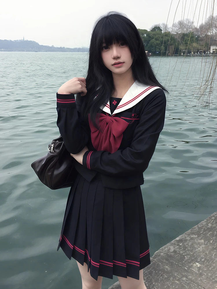 妖言ウサギの夜宴情書JKセーラー服：可愛さと学院風デザインのバランスを実現