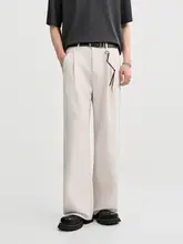 スラックス メンズ ストレート ゆったり なめらか 肌触り良い ドレープ感 おしゃれ 上品 春