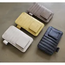 山叩sainkho 多機能車載サンシェード用メガネクリップ【カードホルダー付き・収納バッグ】
