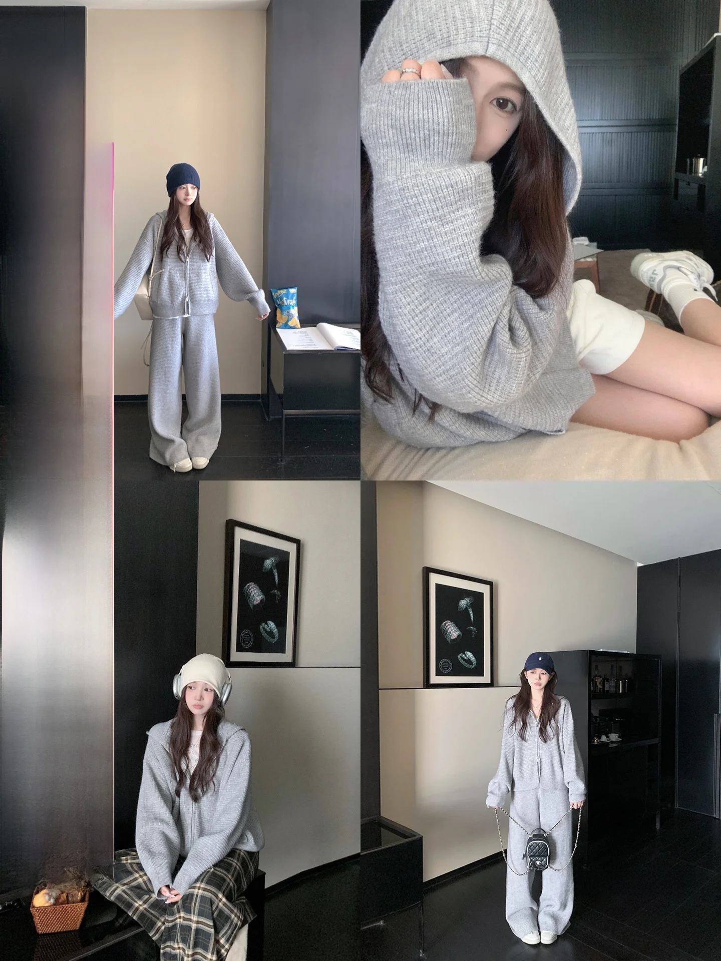 30代女性の春先に着るべき「ゆったり感」が今流行る、パーカーとパンツのセットアップは？