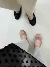 春用バレエシューズ【丸いトゥ・甘いリボン・極上の柔らかさ】