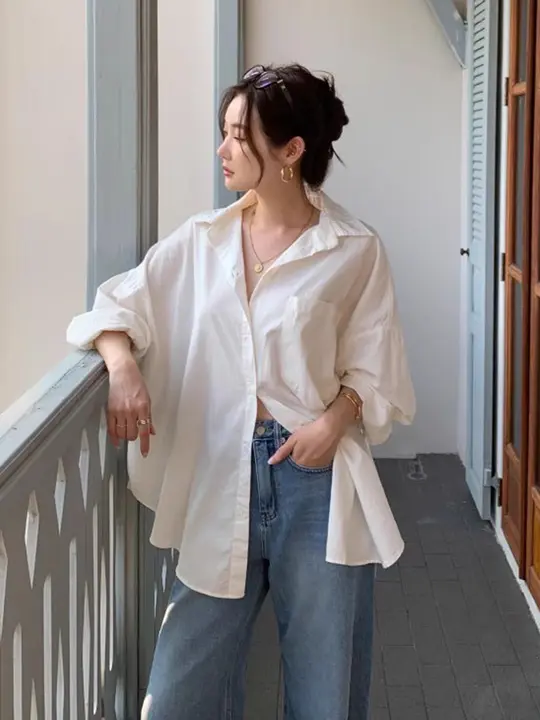 春の快適さを追求した！カジュアルな襟付きヒラボシ長袖シャツ【オフセンターデザイン・フィット】