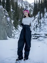 全圧接着 冬用スノーパンツ【男女兼用・防風・防水・保温・フリースライニング】