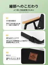 軽量折りたたみアウトドアチェア【カーボンスチール・背もたれ付き・キャンプ・ピクニック・釣り用】