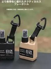 アウトドア用携帯式アルコールスプレーボトル【従来のプッシュ式・小型・旅行用】