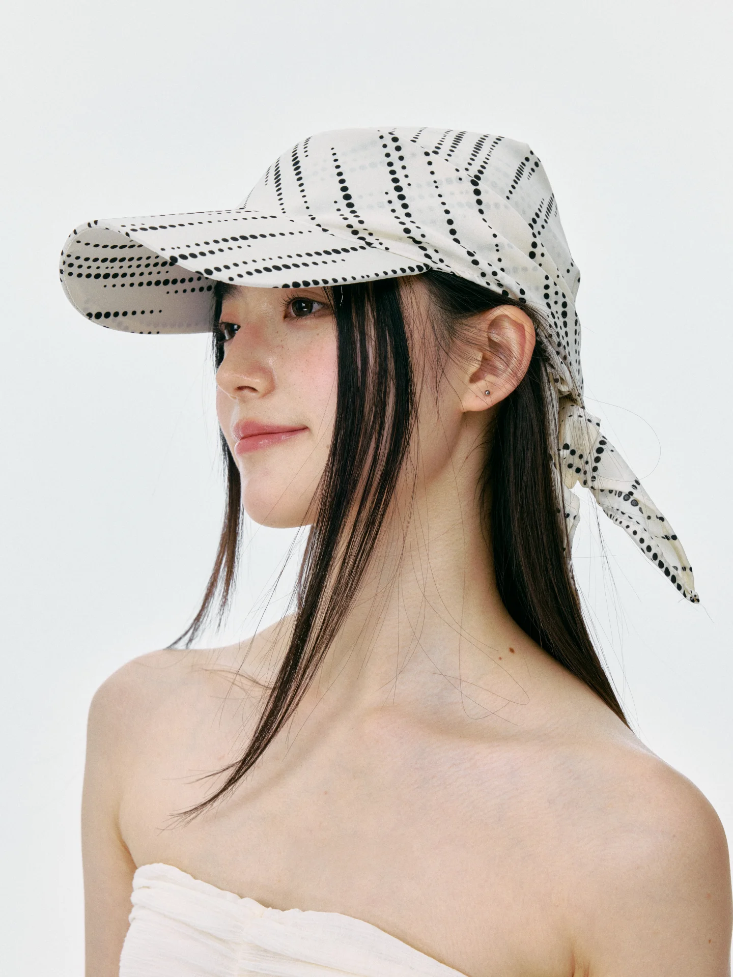 メッシュ キャップ ストリート：ストライプとドットのバンダナキャップが提供する春夏通気性と紫外線対策