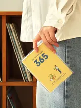 可愛いデザインの万年手帳【インディゴ・日記帳・365日対応】