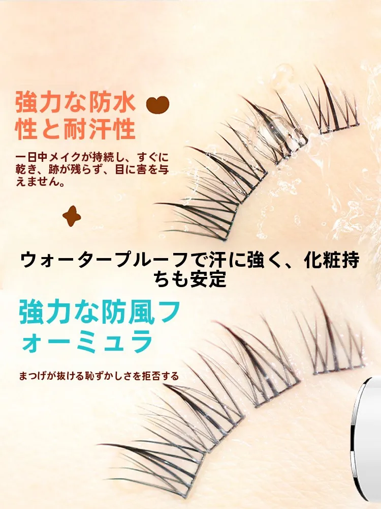 まつげエクステ用接着剤試用セット：強力接着と持続性を実証する実用性の評価