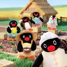 ぬいぐるみストラップ ブラインドボックス ハッピーファーム ペンギン マスコット 誕生日プレゼント 「Pingu」