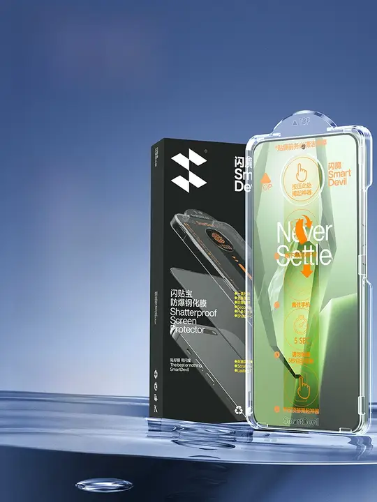 一加ACE5/ACE5 Pro用強化ガラスフィルム【全画面対応・耐衝撃・簡単貼付】
