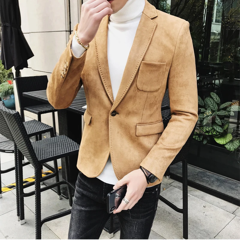 春コーデ40代男性向けのブレザー スエード 使い方とシーン別着こなし