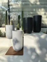千年木スタイルのリビングフロア盆栽器【長条形・インテリア装飾用】