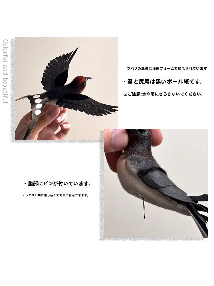 色紙 デコレーション で家をもっと可愛いに？リアルなスワローの巣壁掛けが解決する3つの理由