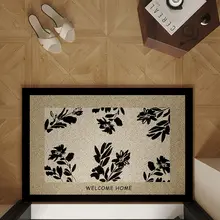 シルクパイル製玄関マット【屋外用・家庭用・滑り止め加工】