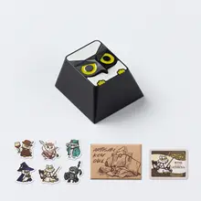 キーキャップ メタル フクロウデザイン WKL配列 メカニカルキーボード用 タム 「KBDfans」