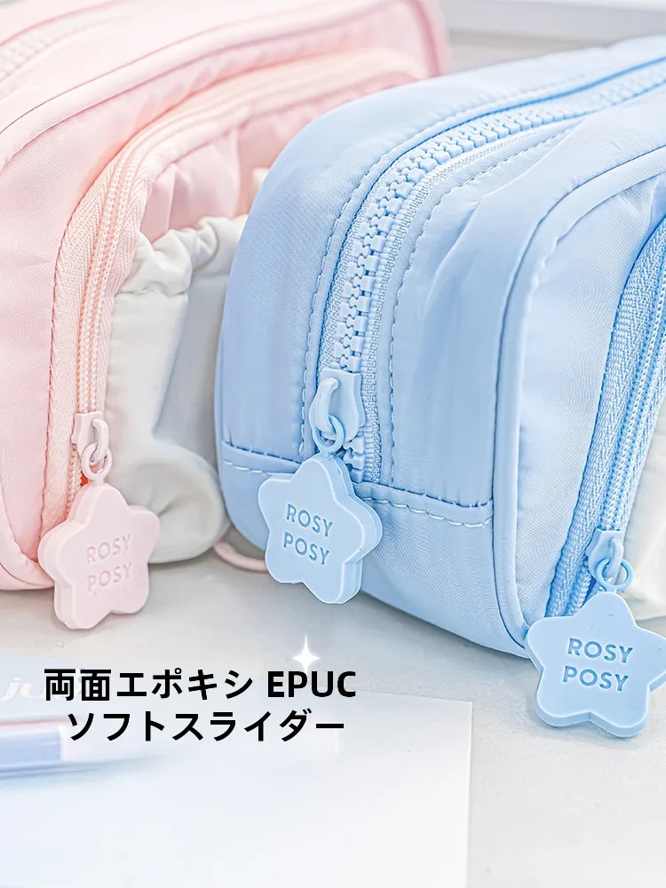 シンプルなデザインの筆箱【学生・女の子向け・ドローストリングタイプ】：平成 懐かしい 筆箱 と おしゃれな筆箱 のバランスを実証