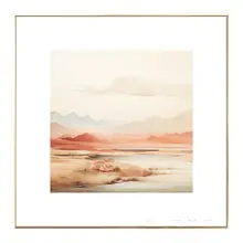 美しいアートウォールデコレーション【クリーム風・風景画・寝室・リビング・ダイニング用】