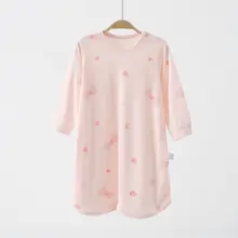 女の子用モダール素材のロンパースパジャマ【春秋用・防踢デザイン・快適な着心地】（セットアップ対応）