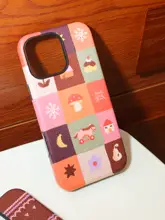 オリジナル手描きデザインのマグネット付きマット仕上げスマホケース【オルタナティブスタイル】
