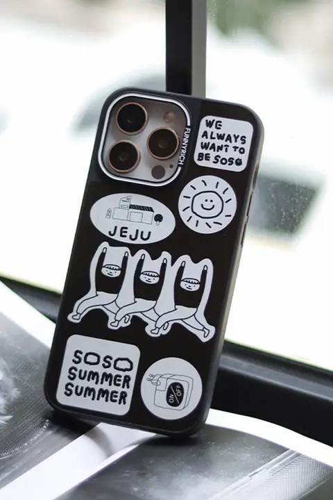 FUNNY RICH スマホケース iPhone対応 MagSafe対応 耐衝撃 アートコラボ メンズ レディース おしゃれ 「FUNNYRICH」