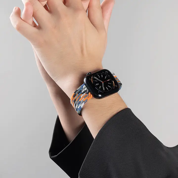ナイロン編みのApple Watch用バンド【スポーツスタイル・春夏向け・男女兼用】（セットアップ対応）