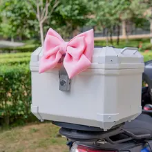 ヘルメット飾り 蝶結びデザイン【バイク・電動自転車用・女性用・スキー・フルフェイス対応】